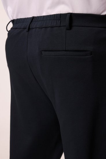 Men+ 207 Bilbao Flexlastic Jersey-chinos Mørkeblå - Habitter og blazere - Habitter og jakkesæt i store størrelser