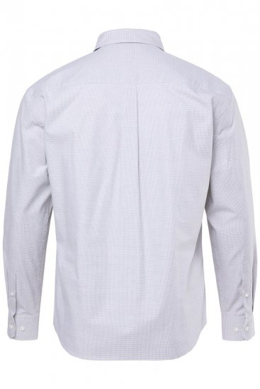 JP1880 Business Shirt Long Sleeve Two-Tone Grey - Skjorter - Skjorter til store mænd 2XL- 8XL