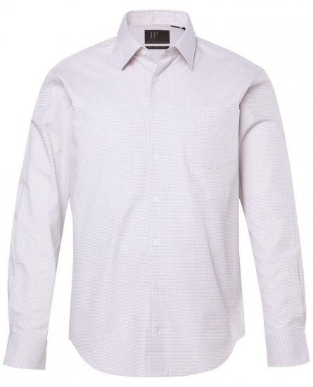 JP1880 Business Shirt Long Sleeve Pink - Skjorter - Skjorter til store mænd 2XL- 8XL