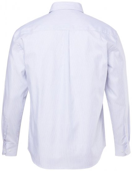 JP1880 Business Shirt Long Sleeve Striped Snow White - Skjorter - Skjorter til store mænd 2XL- 8XL