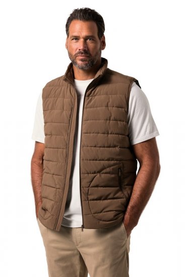 JP1880 840619 Let vatteret vest Gråbrun - Jakker - Jakker i store størrelser, 2XL- 12XL