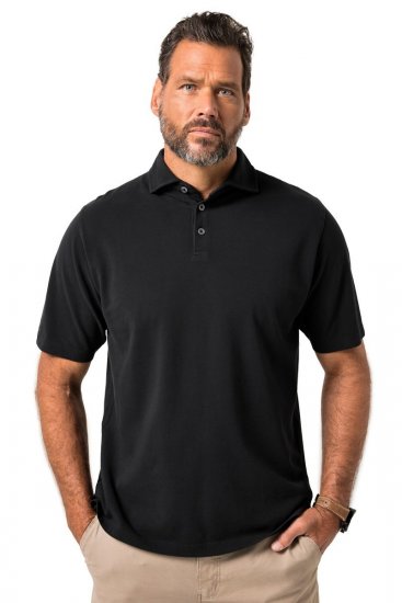 JP1880 Polo Shirt Pique Vintage Black - Polotrøjer - Polotrøjer 2XL-8XL