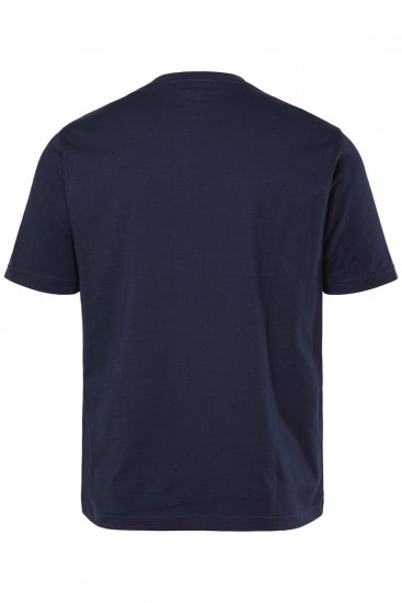JP1880 T-Shirt Short Sleeve Chest Print Navy - T-shirts - T-shirts i store størrelser - 2XL-14XL