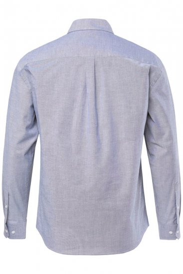 JP1880 Oxford Shirt Long Sleeve Denim Blue - Skjorter - Skjorter til store mænd 2XL- 8XL