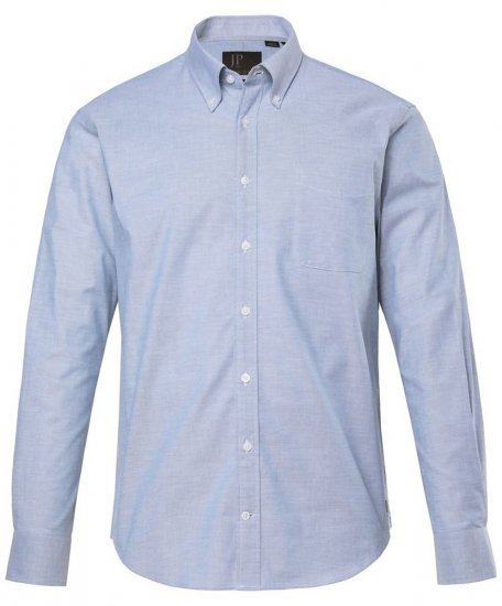 JP1880 Oxford Shirt Flexnamic Long Sleeve Ash Turquoise - Skjorter - Skjorter til store mænd 2XL- 8XL
