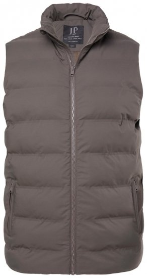 JP1880 841361 Laserquiltet vest Mokkabrun - Jakker - Jakker i store størrelser, 2XL- 12XL