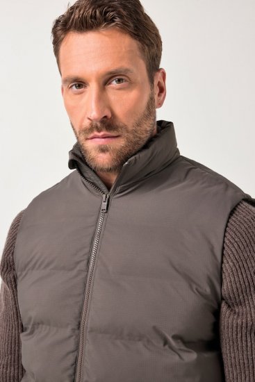 JP1880 841361 Laserquiltet vest Mokkabrun - Jakker - Jakker i store størrelser, 2XL- 12XL