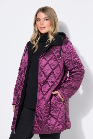 Ulla Popken 841398 Frakke Sort - Frakker - Frakker i store størrelser