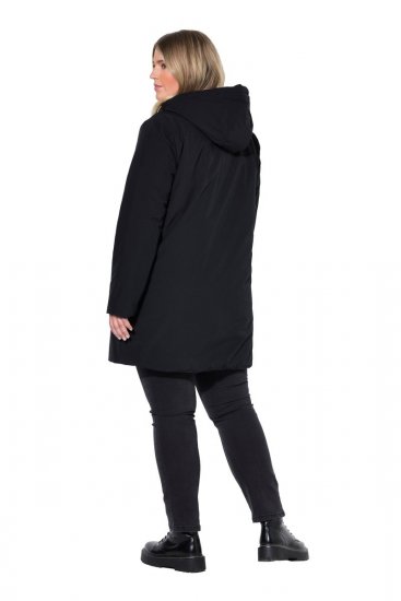 Ulla Popken 841398 Frakke Sort - Frakker - Frakker i store størrelser