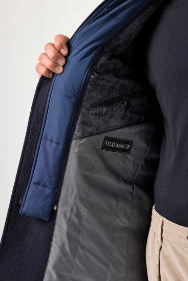 JP1880 Coat Flexnamic With Removable Insert Navy - Jakker - Jakker i store størrelser, 2XL- 12XL