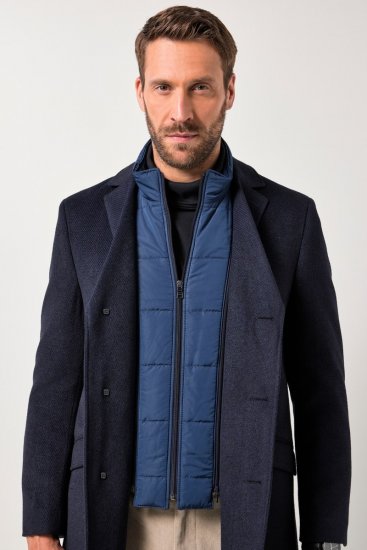 JP1880 Coat Flexnamic With Removable Insert Navy - Jakker - Jakker i store størrelser, 2XL- 12XL