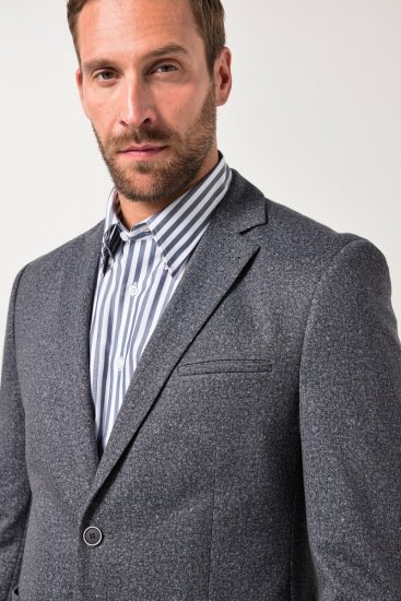 JP1880 Jacket Business Donegal Graphite Grey - Jakker - Jakker i store størrelser, 2XL- 12XL