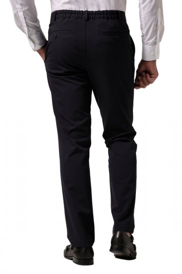 JP1880 Flexnamic Trousers Business Crease-resistant Navy - Jeans og bukser - Herrejeans og bukser i store størrelser W40-W70