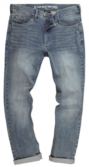 JP1880 FLEXNAMIC Modern Straight Fit Jeans Vintage Denim - Jeans og bukser - Herrejeans og bukser i store størrelser W40-W70