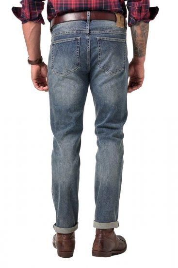 JP1880 FLEXNAMIC Modern Straight Fit Jeans Vintage Denim - Jeans og bukser - Herrejeans og bukser i store størrelser W40-W70