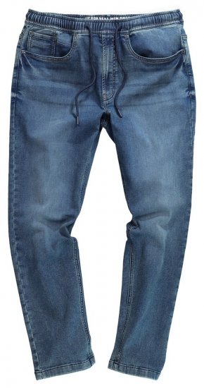 JP1880 FLEXNAMIC Straight Fit Jeans with Stretch Waist - Jeans og bukser - Herrejeans og bukser i store størrelser W40-W70
