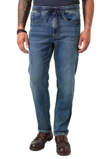 JP1880 FLEXNAMIC Straight Fit Jeans with Stretch Waist - Jeans og bukser - Herrejeans og bukser i store størrelser W40-W70