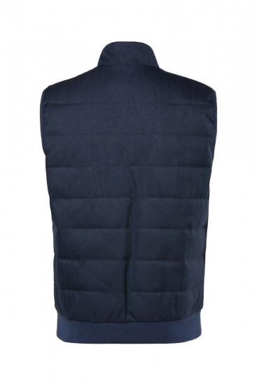 Boston Park 995 Tofarvet quiltet vest Mørkeblå - Jakker - Jakker i store størrelser, 2XL- 12XL