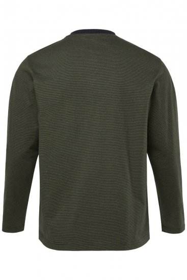 JP1880 Pyjamas Two-piece Striped Dark Green - Undertøj og badetøj - Badetøj og Undertøj i store størrelser 
