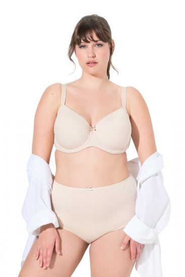 Ulla Popken 842435 Trusser med høj talje 3-pak Beige - Trusser - 