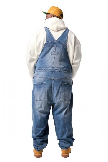 JP1880 842648 Smækbukser i denim med vid pasform Denimblå - Jeans og bukser - Herrejeans og bukser i store størrelser W40-W70