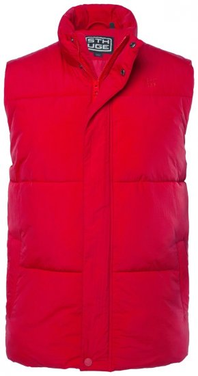 STHUGE 842684 Vatteret vest Rød - Jakker - Jakker i store størrelser, 2XL- 12XL