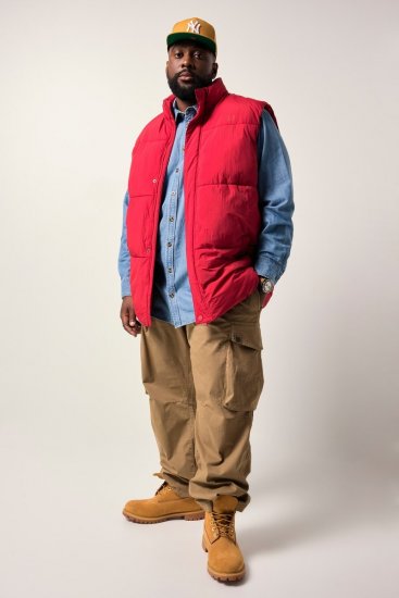 STHUGE 842684 Vatteret vest Rød - Jakker - Jakker i store størrelser, 2XL- 12XL