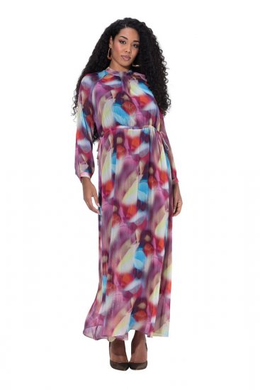 Ulla Popken 842719 Aftenkjole Sort - Aftenkjoler - Festkjoler i plus size