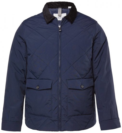 JP1880 842790 Quiltet bomberjakke i genbrugsmateriale Mørkeblå - Jakker - Jakker i store størrelser, 2XL- 12XL