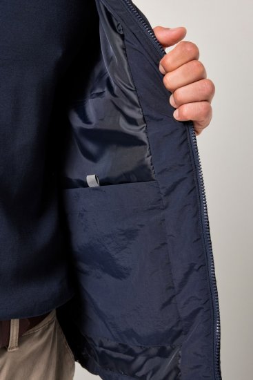 JP1880 842790 Quiltet bomberjakke i genbrugsmateriale Mørkeblå - Jakker - Jakker i store størrelser, 2XL- 12XL