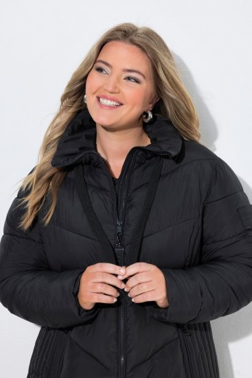 Ulla Popken 842877 Funktionsjakke Sort - Jakker - Dame jakker i store størrelser