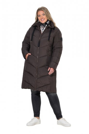 Ulla Popken 842877 Funktionsjakke Mørkegrøn - Jakker - Dame jakker i store størrelser