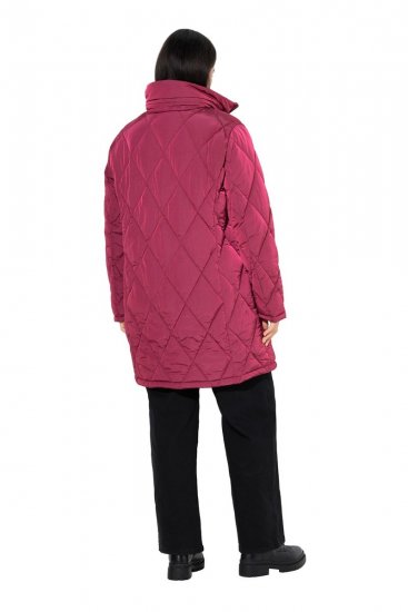 Ulla Popken 842937 Quiltet jakke Rød - Jakker - Dame jakker i store størrelser