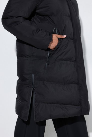 Ulla Popken SYMPATEX Triple Function Coat Black - Frakker - Frakker i store størrelser