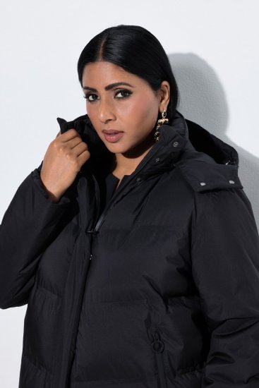 Ulla Popken SYMPATEX Triple Function Coat Black - Frakker - Frakker i store størrelser