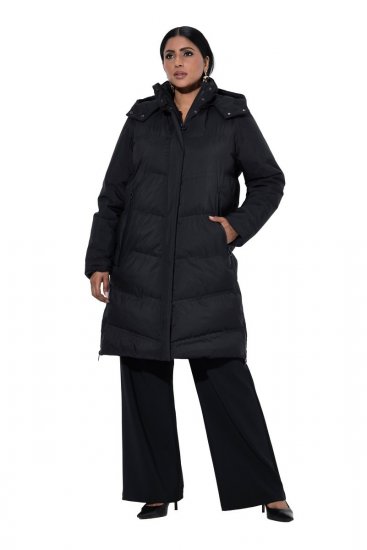 Ulla Popken SYMPATEX Triple Function Coat Black - Frakker - Frakker i store størrelser
