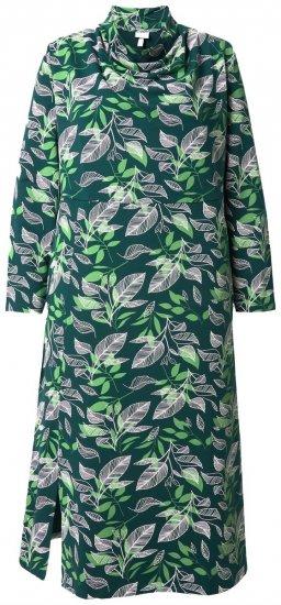 Ulla Popken 843496 Mønstret sweatkjole Koral - Sweatkjoler - 