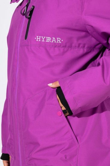Ulla Popken 843542 Funktionsfrakke Lilla - Frakker - Frakker i store størrelser