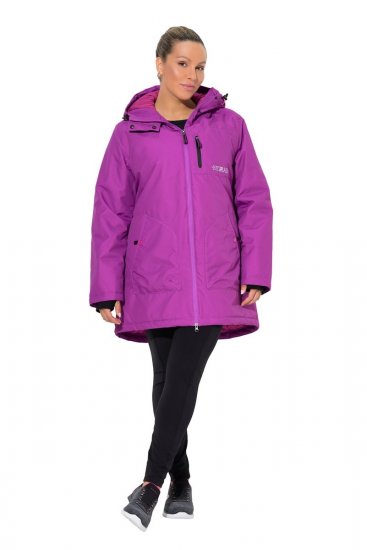 Ulla Popken 843542 Funktionsfrakke Lilla - Frakker - Frakker i store størrelser