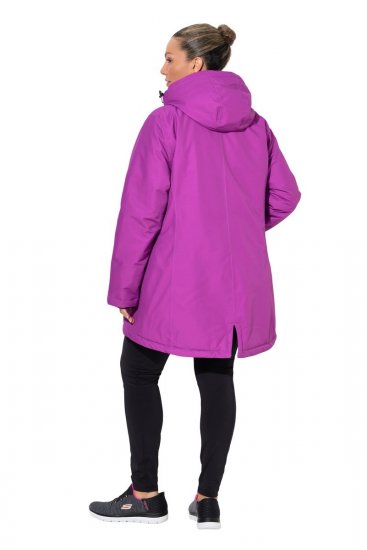 Ulla Popken 843542 Funktionsfrakke Lilla - Frakker - Frakker i store størrelser