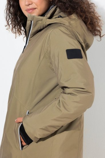 Ulla Popken 844034 Funktionsjakke Khaki - Jakker - Dame jakker i store størrelser