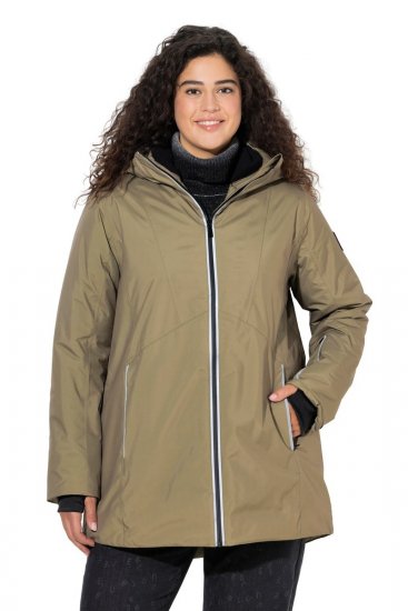 Ulla Popken 844034 Funktionsjakke Khaki - Jakker - Dame jakker i store størrelser