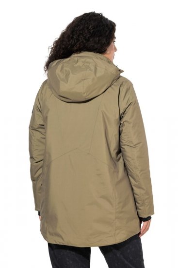 Ulla Popken 844034 Funktionsjakke Khaki - Jakker - Dame jakker i store størrelser