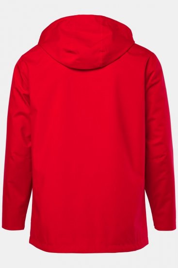 Jay-Pi 844210 Regnjakke med sammenfoldelig hætte Salsarød - Jakker - Jakker i store størrelser, 2XL- 12XL