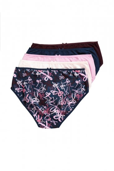 Ulla Popken 844495 Trusser 5-pak Blomme - Trusser - 