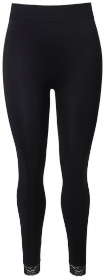 Ulla Popken 844563 Strømpeleggings Sort - Strømpebukser & strømper - 