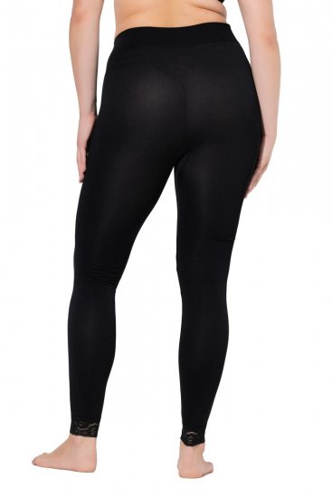 Ulla Popken 844563 Strømpeleggings Sort - Strømpebukser & strømper - 