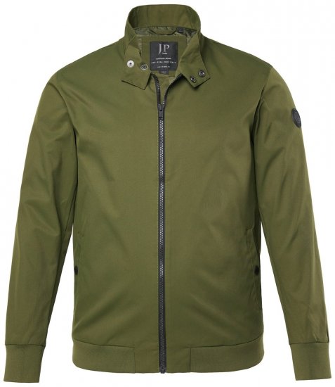 JP1880 844652 Bomberjakke med trykknapper Khaki - Jakker - Jakker i store størrelser, 2XL- 12XL