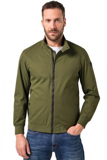 JP1880 844652 Bomberjakke med trykknapper Khaki - Jakker - Jakker i store størrelser, 2XL- 12XL