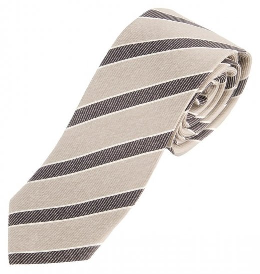 JP1880 Silk Tie Extra Long with Stripes - Slips og butterfly - 